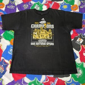 Y2K 2007 NBA San Antonio Spurs Duncan Parker Ginobili Basketball Tee